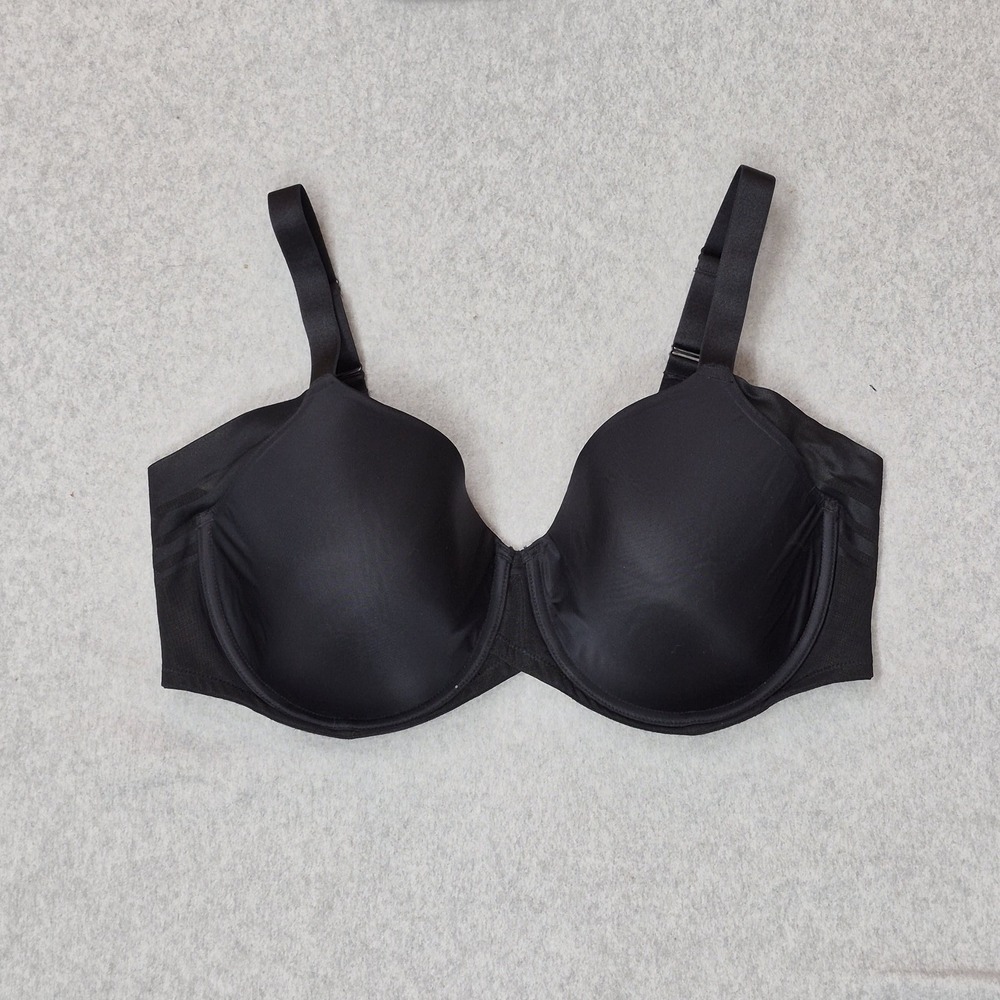 Paramour‎ Women Bra 40DD Black 2450333 T Shirt Underwired Strap